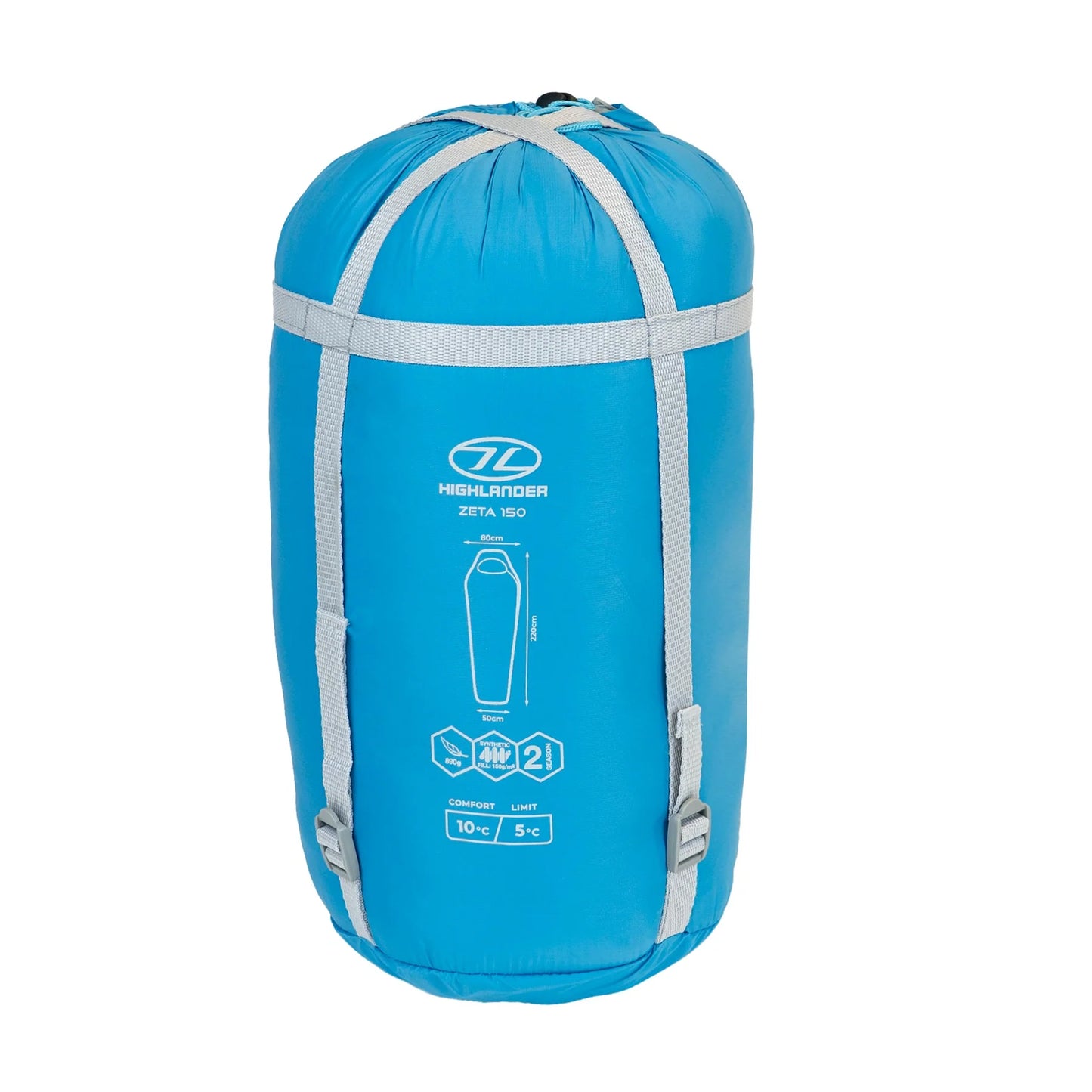 Highlander Zeta 150 Sleeping Bag - Blue