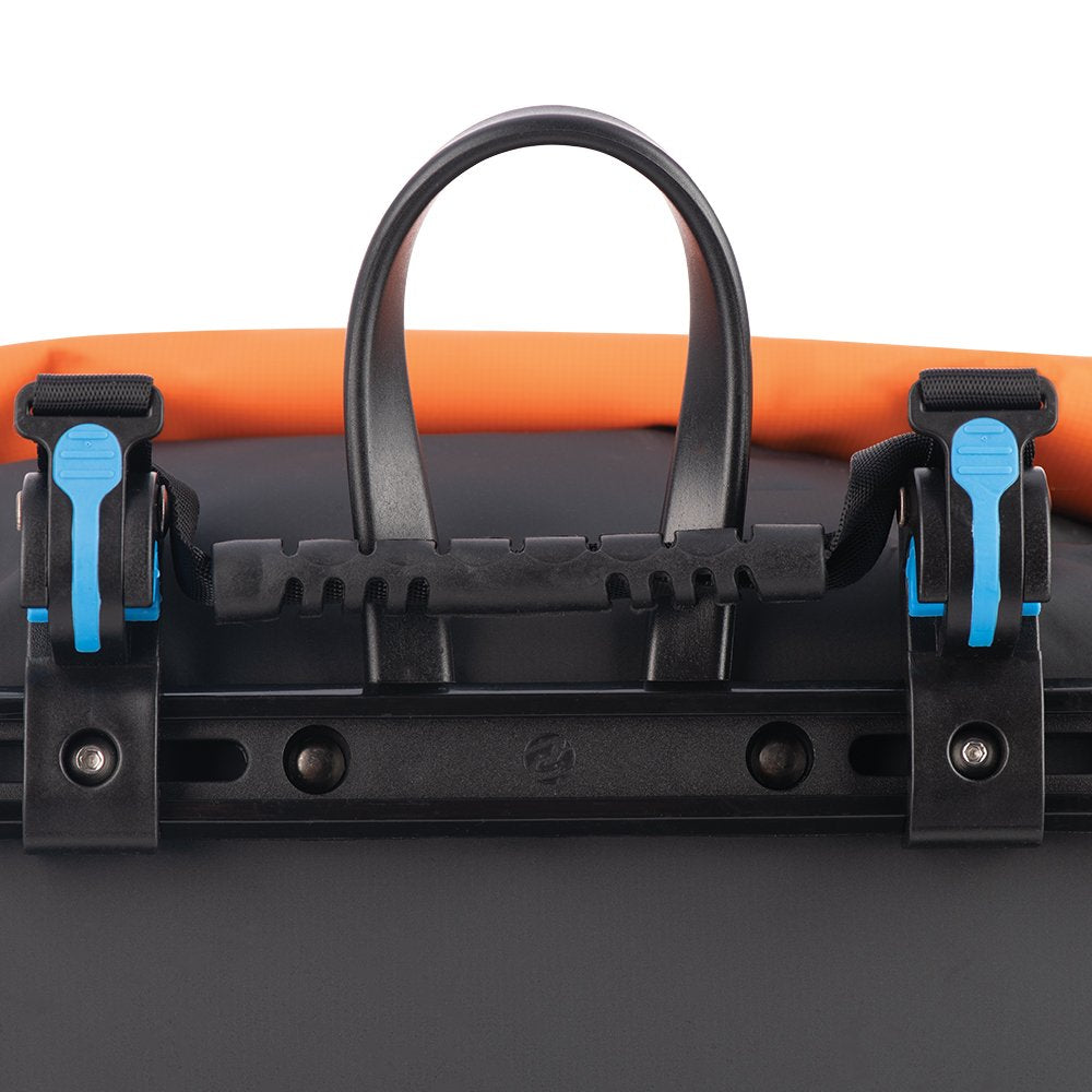 Oxford Aqua V20 QR Pannier Bag - Black/Orange