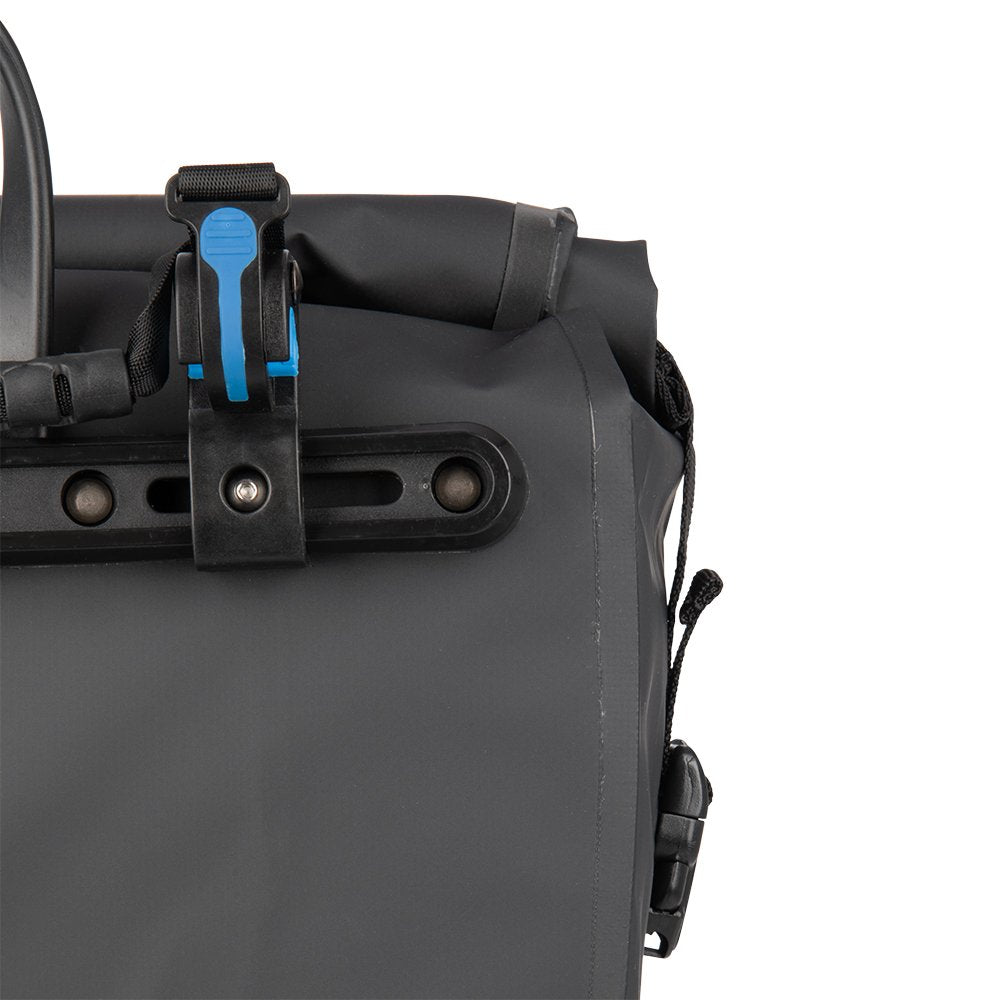 Oxford Aqua V20 QR Pannier Bag - Black/Orange