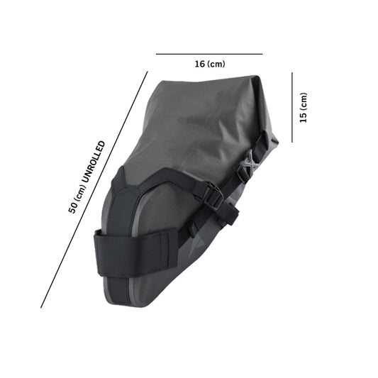 Altura Vortex 2 Waterproof Compact Cycling Seatpack 4-6 Litre Black