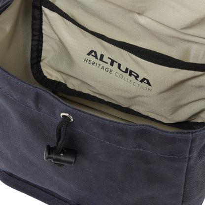 Altura Heritage Cycling Bar Bag 5L in Navy Blue