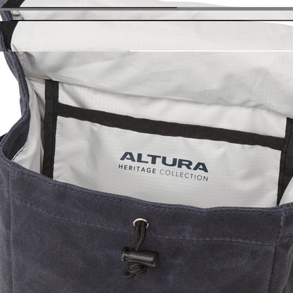 Altura Heritage Cycling Bar Bag 5L in Navy Blue
