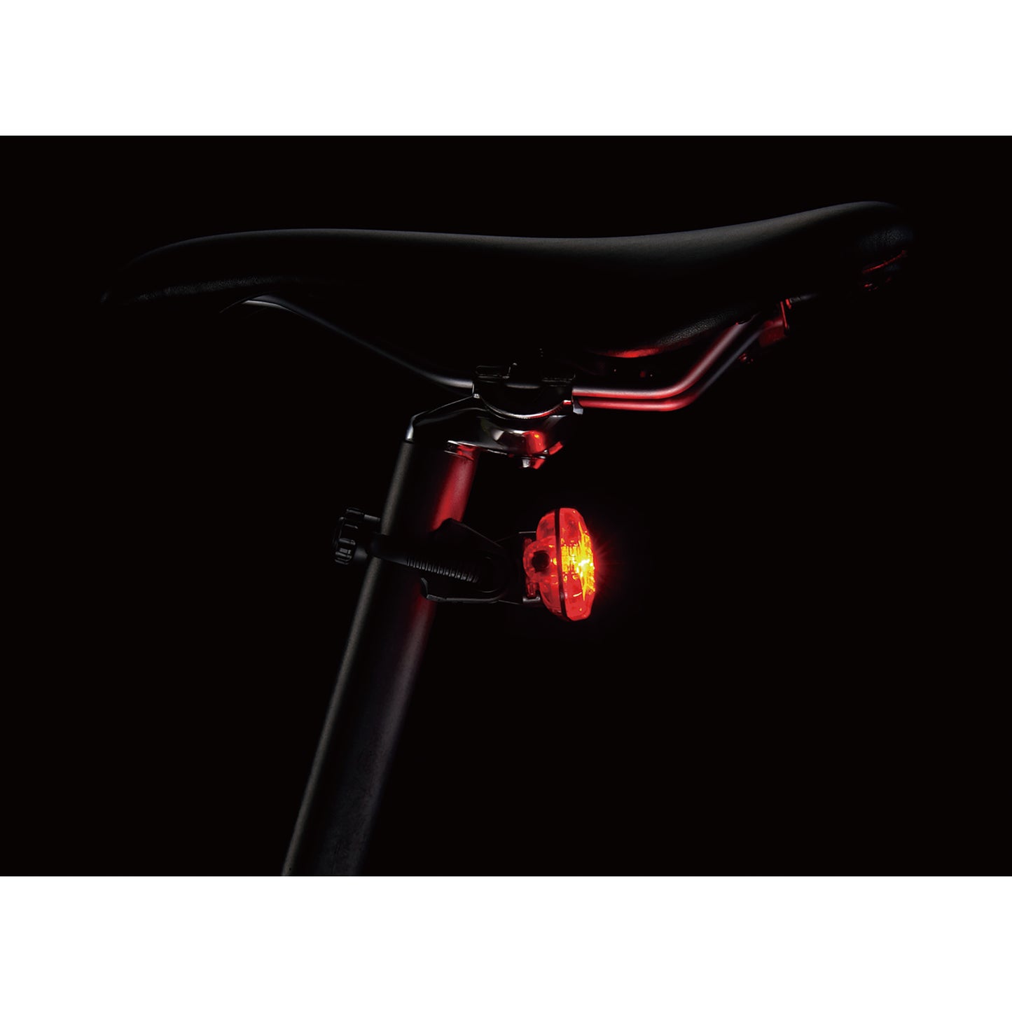 cycling safety lights mounted on bike