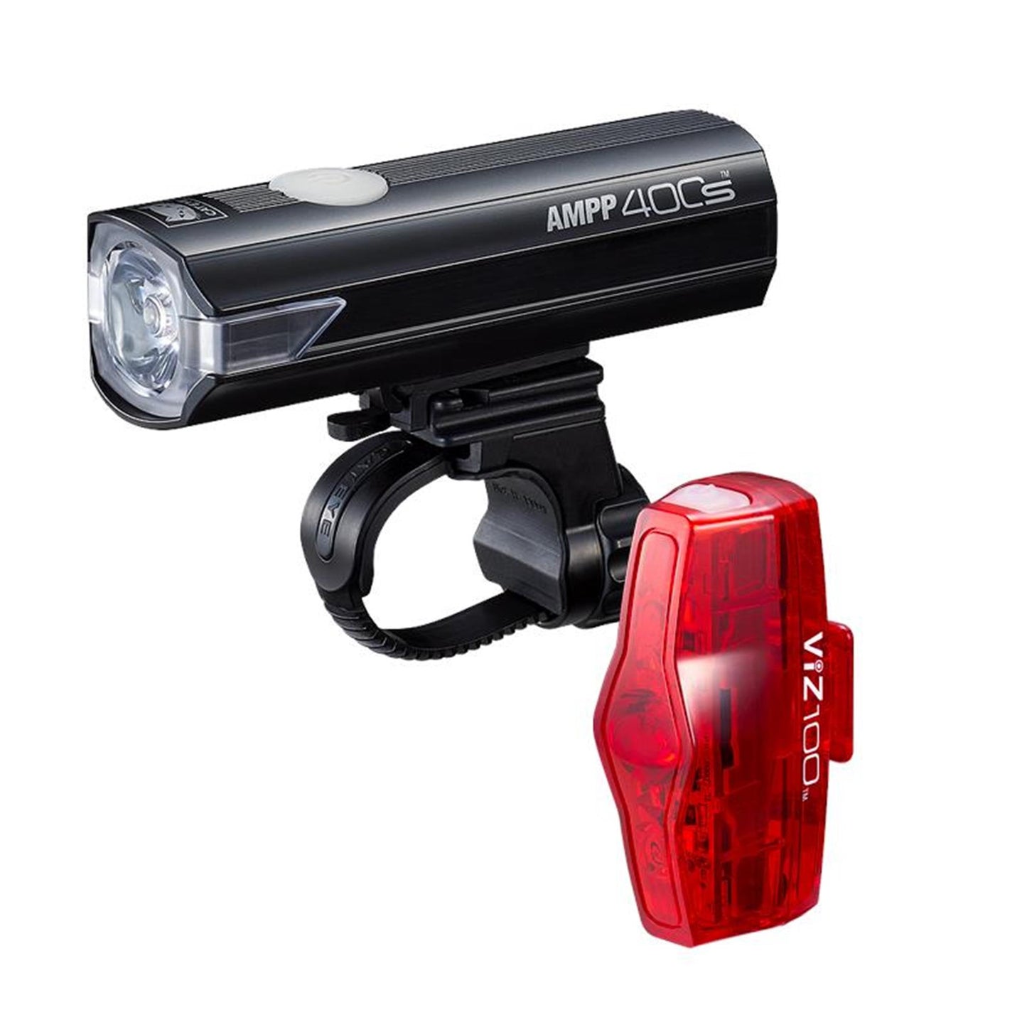 Cateye AMPP 400S / VIZ 100 Bike Light Set