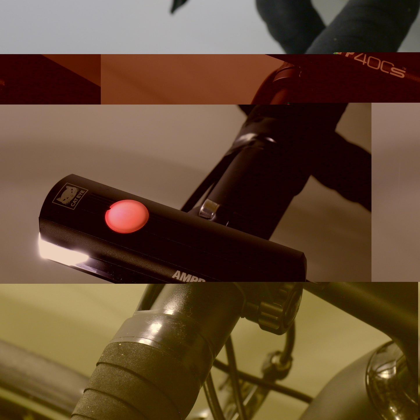 Cateye AMPP 400S / VIZ 100 Bike Light Set