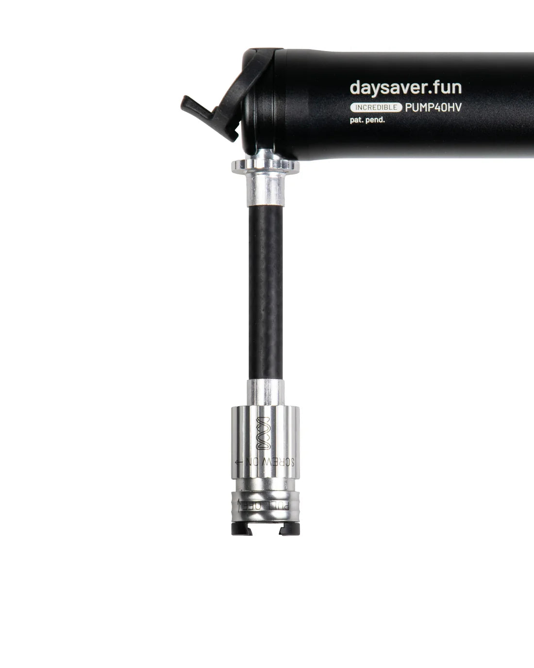 Lightweight 17g DaySaver Incredible Pump Hose for gravel and MTB repairs