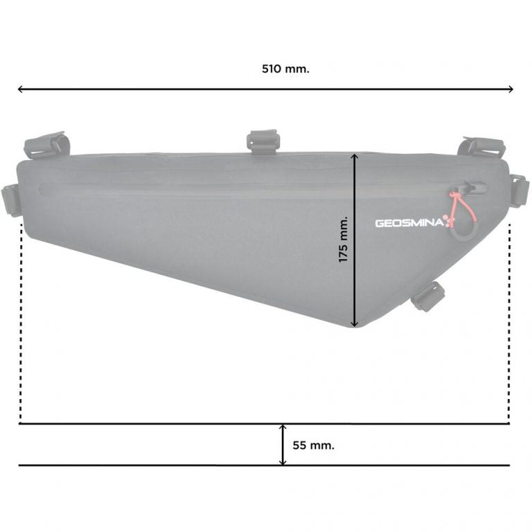 Geosmina Frame Bag - Gravel - L/M/S
