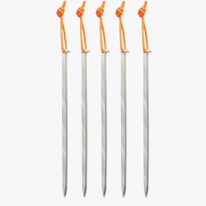 Highlander Dart Aluminium Pegs, 16cm - 5 Pack