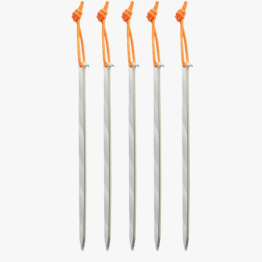 Highlander Dart Aluminium Pegs, 16cm - 5 Pack
