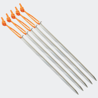 Highlander Dart Aluminium Pegs, 16cm - 5 Pack