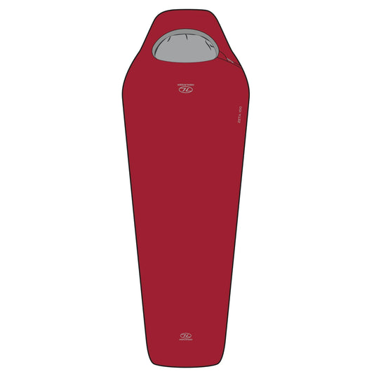 Highlander Zeta 100 Sleeping Bag - Red