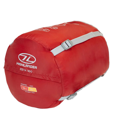 Highlander Zeta 100 Sleeping Bag - Red