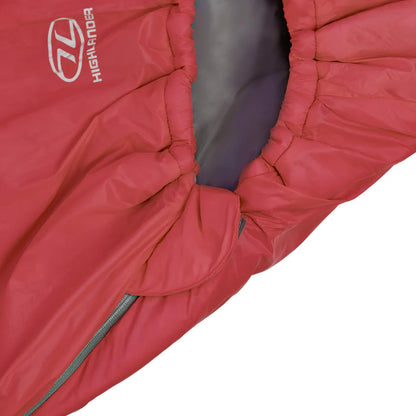 Highlander Zeta 100 Sleeping Bag - Red