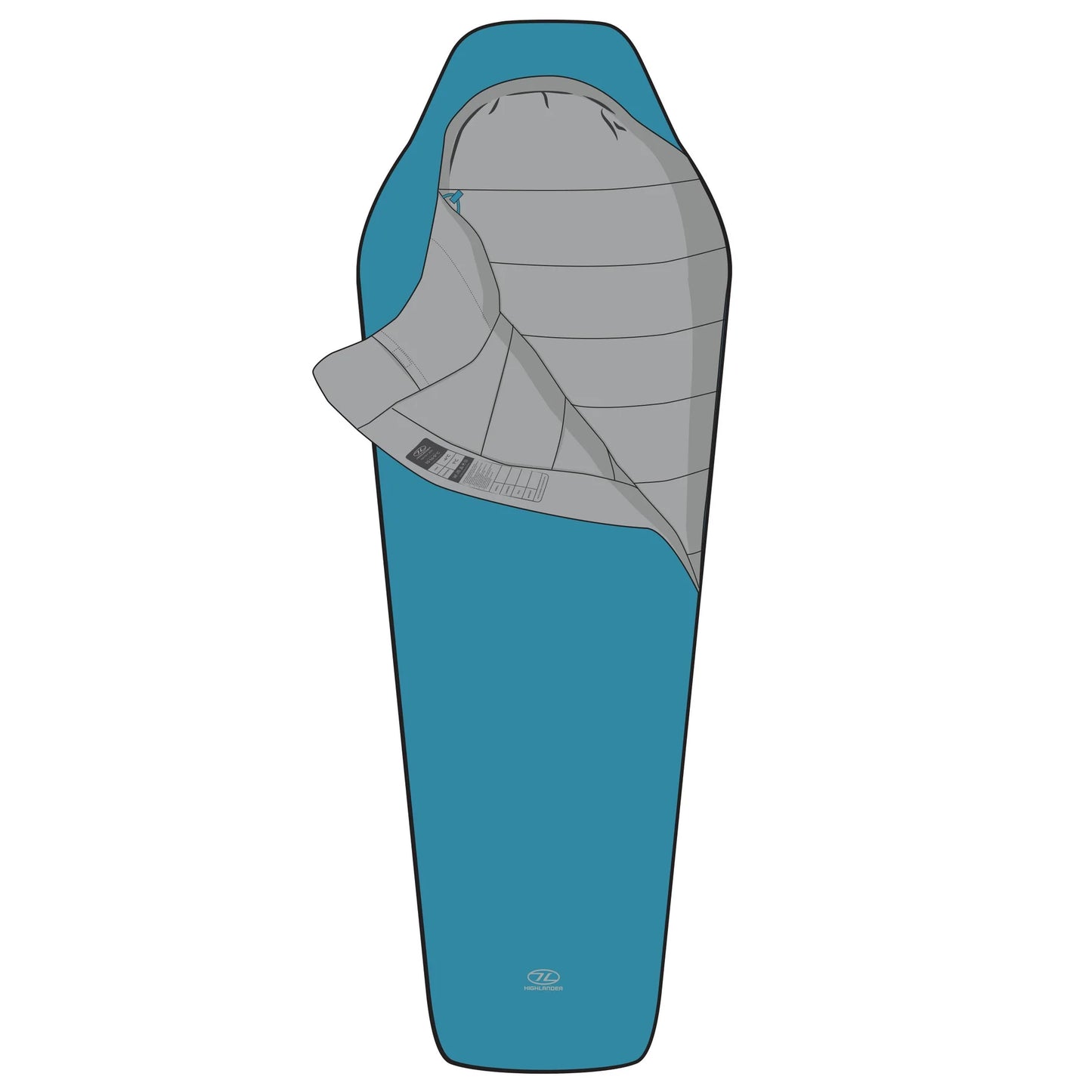 Highlander Zeta 150 Sleeping Bag - Blue