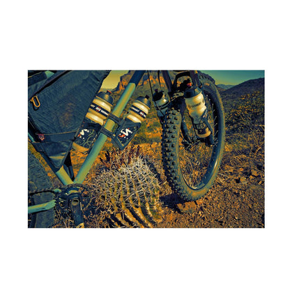bikepacking setup with extra bottle cage