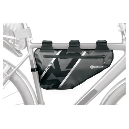 SKS Explorer frame bag 4L mounted on bike