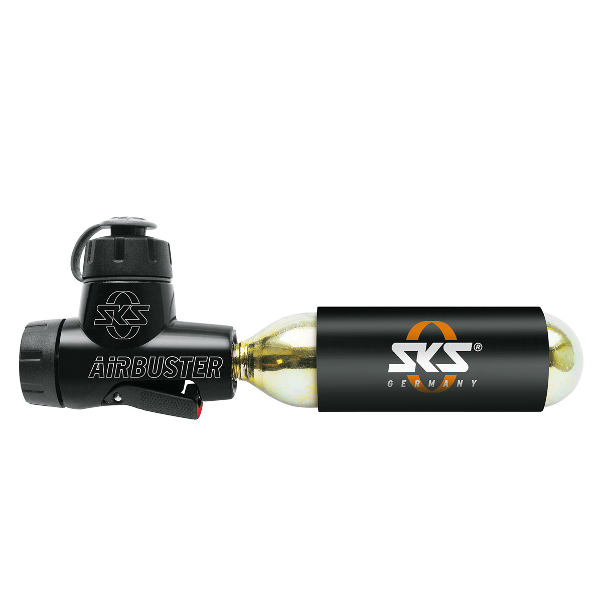 SKS AIRBUSTER CO2 bike tyre inflator with 16g cartridge
