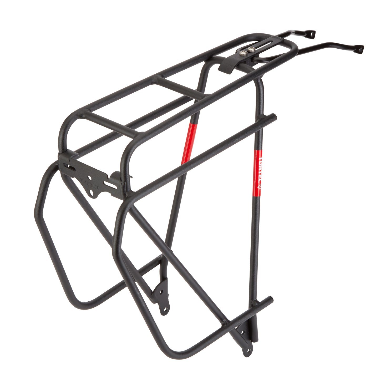 cycling rear rack for touring setup
