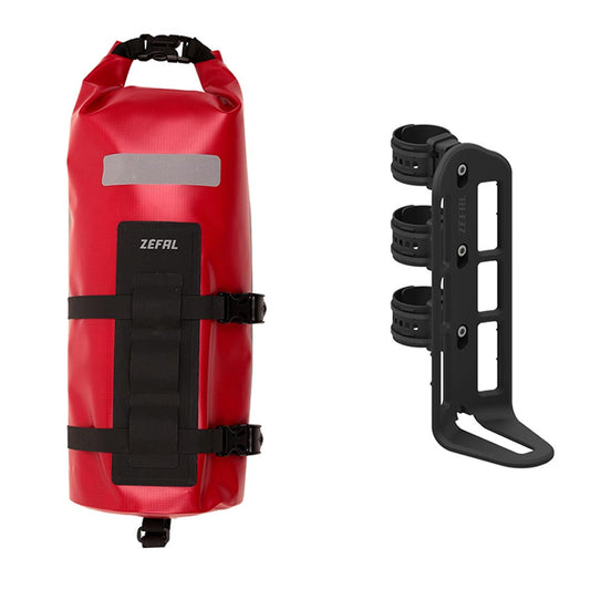 Z Adventure Fork Pack Front Bag & Holder - Red