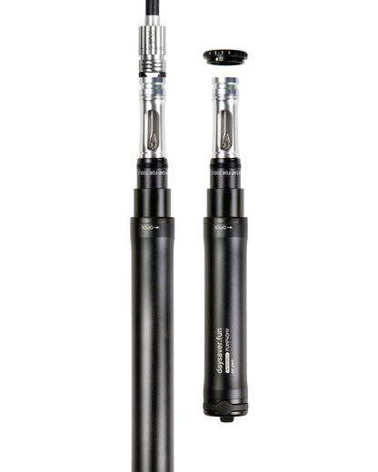 DaySaver Incredible Pump Large with integrated storage for two bike tools