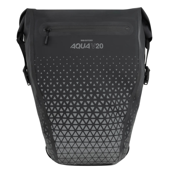 Oxford Aqua V20 Extreme Visibility Single QR Pannier Bag